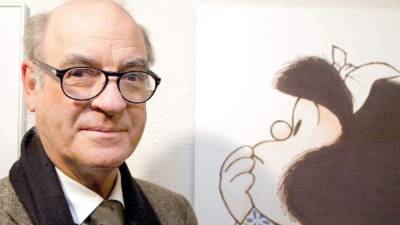 Quino es considerado uno de los mayores iconos de Argentina dentro y fuera de sus fronteras.//Foto archivo EFE