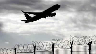 Un avión de pasajeros de la aerolínea rusa Aeroflot despega del aeropuerto de Sheremetyevo en Moscú, Rusia, en una fotografía de archivo.