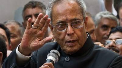 Pranab Mukherjee envió su saludo al presidente Hernández.
