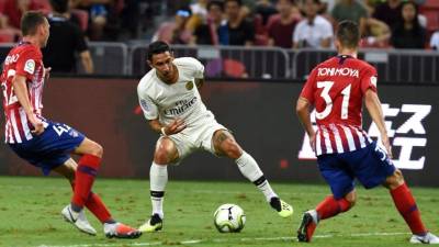 El París Saint Germain venció al Atlético sobre el final.