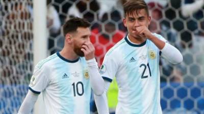 Paulo Dybala y Messi han jugado en varias ocasiones en la selección de Argentina.