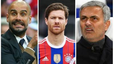 Xabi Alonso se refirió a Guardiola y Mourinho.
