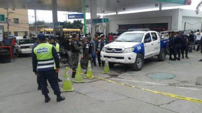 Yonathan Rodríguez Duarte fue ultimado por varios hombres en la gasolinera de la entrada de la colonia Torocagua en Tegucigalpa.