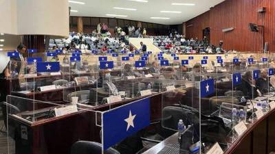 Curules del Partido Nacional en el Congreso hondureño | Fotografía de archivo