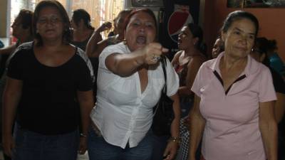 Por unas horas, la alcaldía sampedrana estuvo cerrada por la protesta.