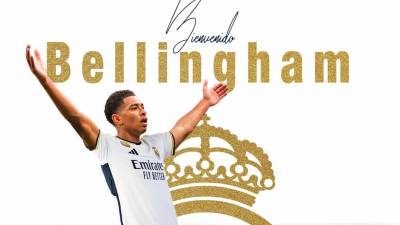 Real Madrid le dio la bienvenida a Bellingham con este diseño.