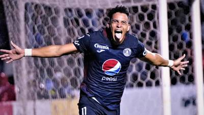 Ángel Tejeda ha marcado solamente dos goles con la camiseta del Motagua y ambos ha sido al Real España.