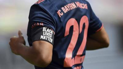 El Bayern Múnich se unió a la lucha contra el racismo. Foto AFP.