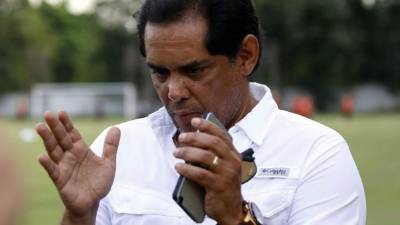 Rolin Peña, en un entrenamiento del Marathón. Foto Delmer Martínez