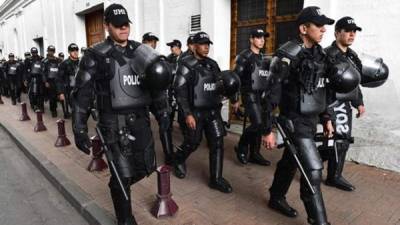 La Policía ecuatoriana cuenta con unos 44.000 uniformados.