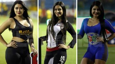 El clásico entre Real España y Marathón tiene su lado sexy con las bellas chicas que adornaron el estadio Morazán. Mira las mejores fotos.