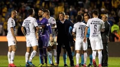 Los Pumas UNAM son uno de los siete equipos que tienen futbolistas contagiados con coronavirus. Foto EFE