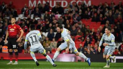 El Derby County ha eliminado en el Teatro de los Sueños al Manchester United. FOTO AFP.