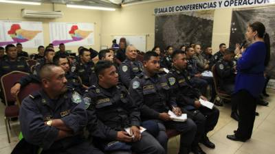 La capacitación fue en el centro de operaciones policiales.