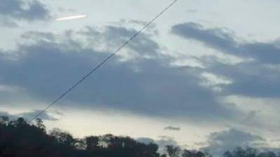 Un supuesto meteorito se observó en Japón tras potente terremoto de magnitud 7,4.