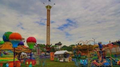 Los juegos mecánicos en la ExpoJuniana y el Campo Agas es uno de los mayores atractivos para los niños. Fotos: Melvin Cubas