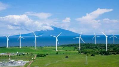 Nicaragua tiene un importante parque eólico en la zona sur del país.