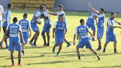 Buen ambiente se vive en la Selección de Honduras. Foto Delmer Martínez
