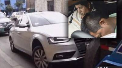 Estos hombres se quedaron dormidos en su vehículo, la Policía tuvo que llamar a una grúa para que remolcara el carro y llevarlos a la comisaría.