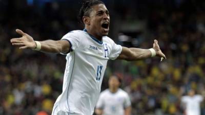 Carlo Costly marcó el único gol de Honduras en el Mundial de Brasil 2014, fue a Ecuador.