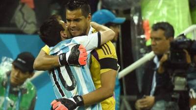 Romero confía en que Messi se pueda recuperar.