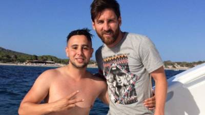 El aficionado asegura que Messi siempre fue muy cordial con él.
