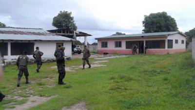 Una de las propiedades incautadas a Los Cachiros en el oriente de Honduras.