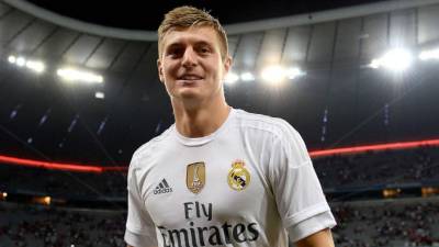 Toni Kroos, volante alemán del Real Madrid.