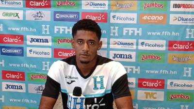 Choco Lozano en conferencia de prensa luego del tiunfo de Honduras en debut en Nations League.