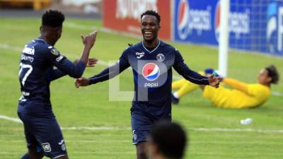 Rubilio Castillo volvió al Motagua y en su debut marcó gol contra el Honduras Progreso.