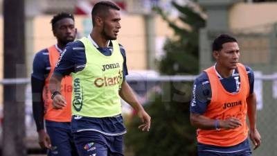 Alex López durante el primer entrenamiento de la Selección de Honduras en Trinidad y Tobago. Foto Delmer Martínez/Enviado Especial