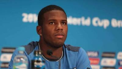 Juan Carlos García durante el mundial con la Bicolor en el 2014.