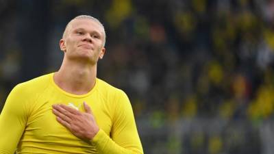 Haaland ha marcado 85 tantos en 88 partidos en sus tres campañas con el Dortmund.