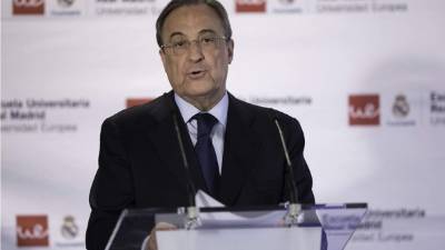 El mandatario del Real Madrid ha dejado mensajes contundentes.