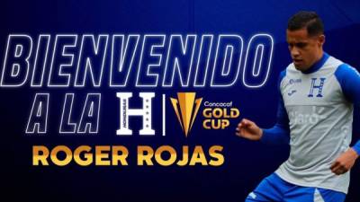 Roger Rojas ha sido convocado a la Selección de Honduras para la Copa Oro 2021.