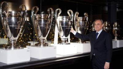 Florentino Pérez es el presidente del cuadro merengue.