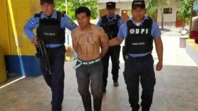 Imagen del momento de la captura.