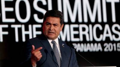 El presidente de Honduras, Juan Orlando Hernández, promovió la llegada de inversiones al país.