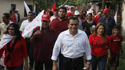 José Antonio Rivera visitó las colonias de Chamelecón Centro, Panting, entre otras.