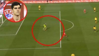 Thibaut Courtois cometió un grave error que le costó un gol a Bélgica ante Rusia.