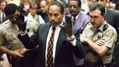 O.J. Simpson durante el juicio del siglo. Foto archivo.