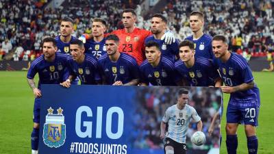 Los jugadores de Argentina dedicaron un gesto a Giovanni Lo Celso, una de las bajas para el Mundial de Qatar 2022.