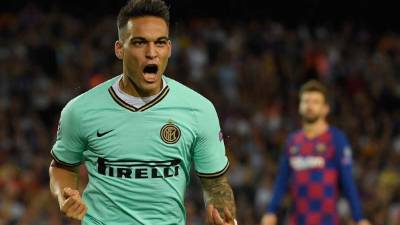 Lautaro Martínez es la figura en la zona ofensiva del Inter de Milán.