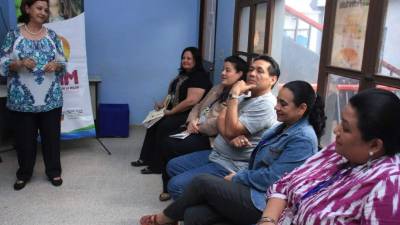 Parte de los miembros de OMM que asisten a las mujeres. Foto: Cristina Santos