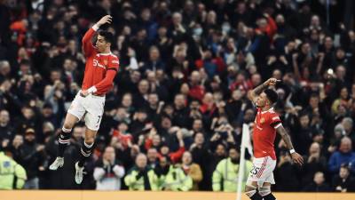 Cristiano Ronaldo fue el héroe del Manchester United ante Tottenham.