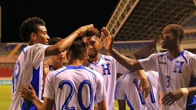 La Selección de Honduras logró su segundo triunfo y se acerca al Mundial Sub-20. Foto Everardo Herrera