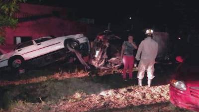 El accidente se produjo en las últimas horas en la carretera CA-5, kilómetro 118 en Siguatepeque.