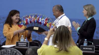 La cumbre de Ministros de Seguridad de la OEA culminó ayer en San Pedro Sula.