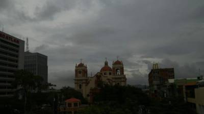 Las lluvias en San Pedro Sula se presentarían por la noche de acuerdo al pronóstico.