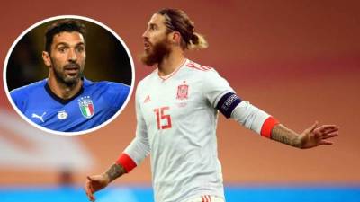 Sergio Ramos igualó a Buffon como el futbolista europeo con más internacionalidades.